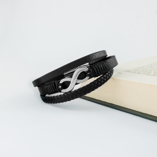 Pulsera de cuero Infinite