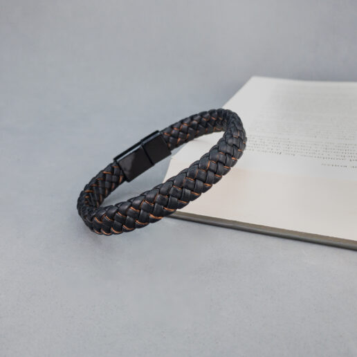 Pulsera de cuero Drake Brown