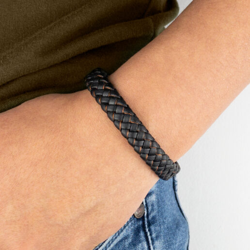 Pulsera de cuero Drake Brown