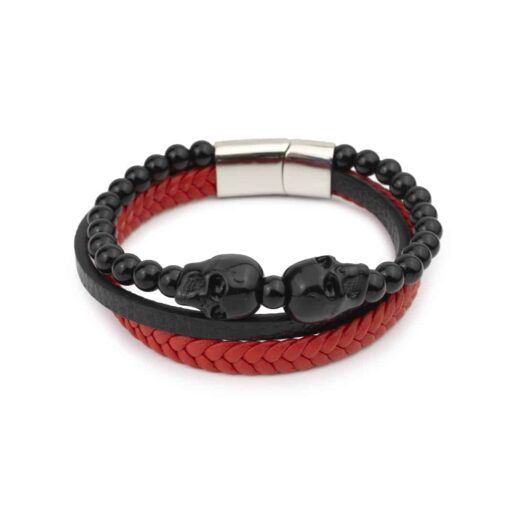 Skull Black Red
