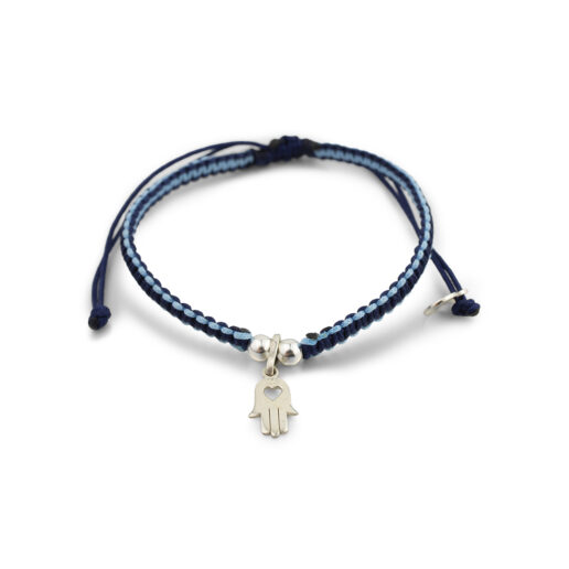 Hand Blue Plata